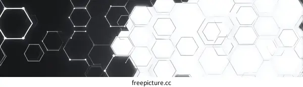 Abstract Hexagonal Pattern Design