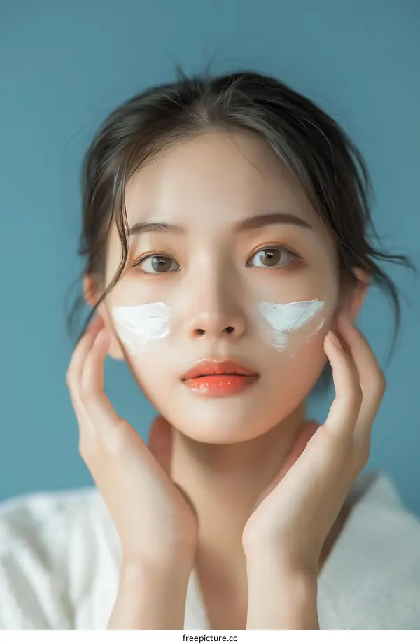 Young Asian Woman Skincare Beauty