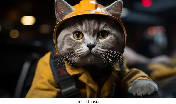 Cat Firefighter