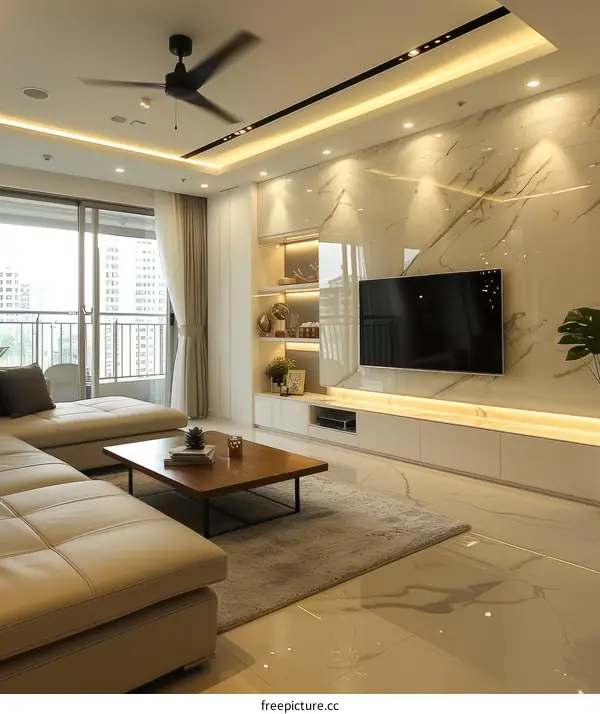 Modern luxury living room interior design