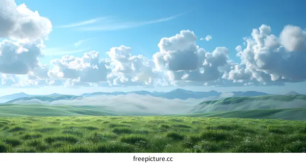 Vast green grassland