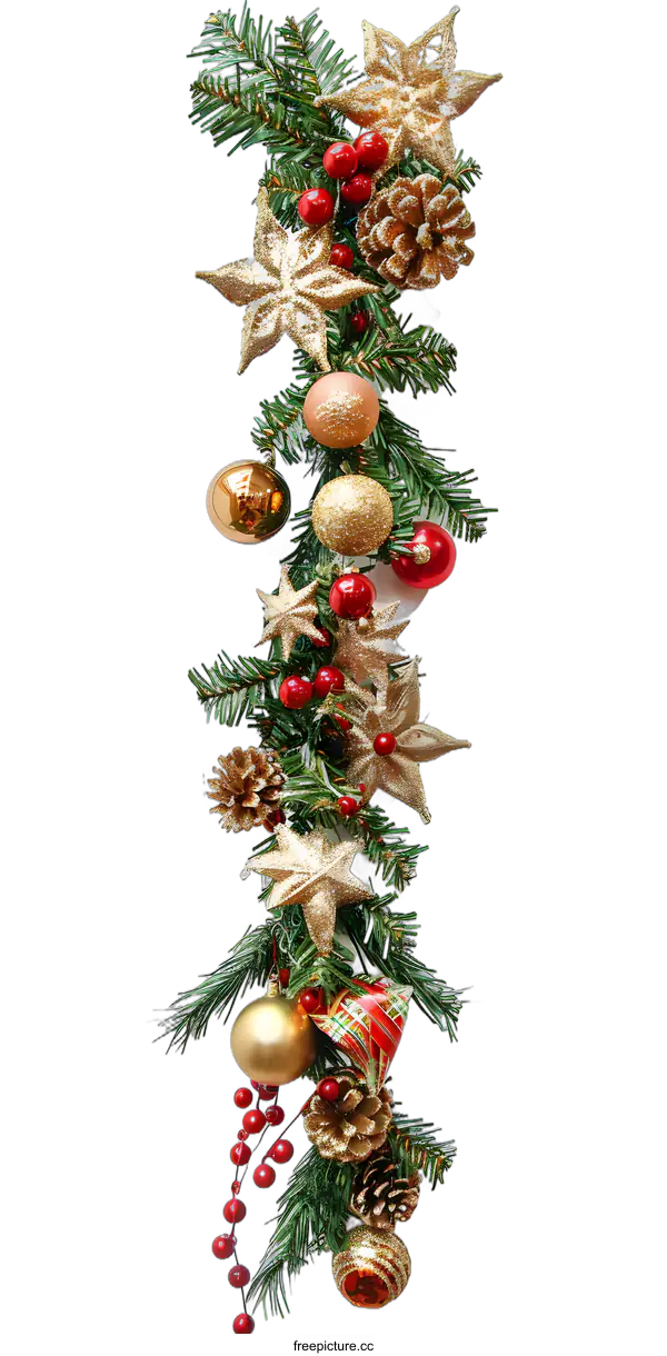 [Transparent Background PNG]Christmas Decorations on White Background