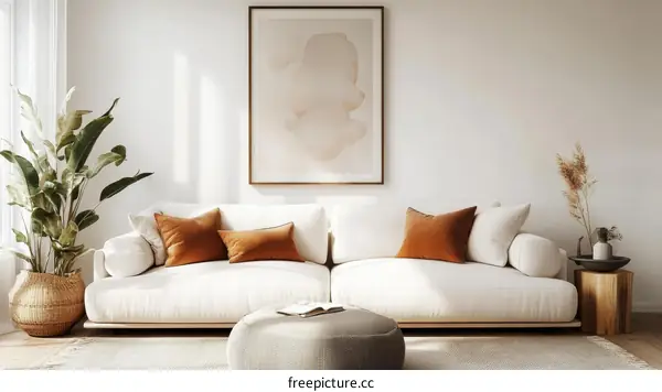 Modern Minimalist Living Room Interior Design