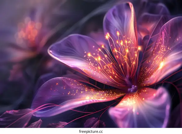Vibrant Fantasy Flower