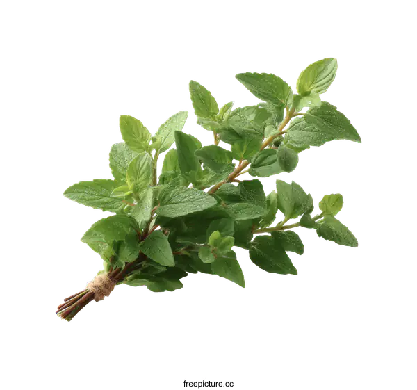 [Transparent Background PNG]Fresh Bunch of Aromatic Herbs
