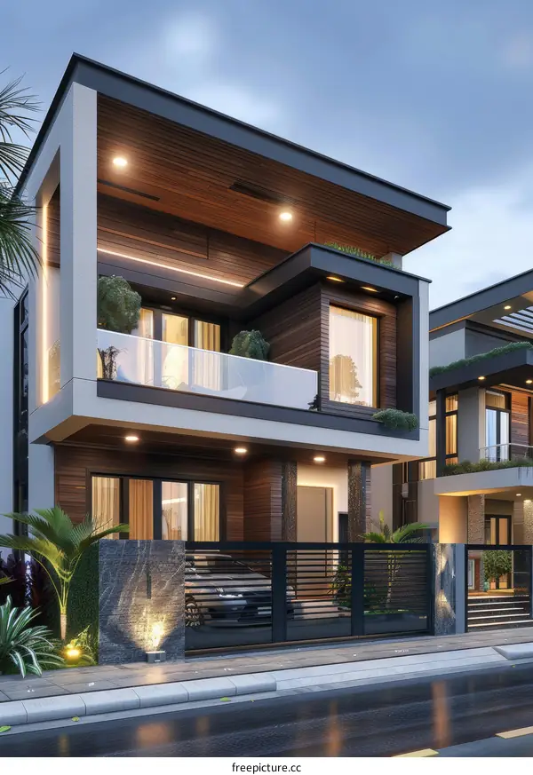 Modern Architectural Design of a Stylish House