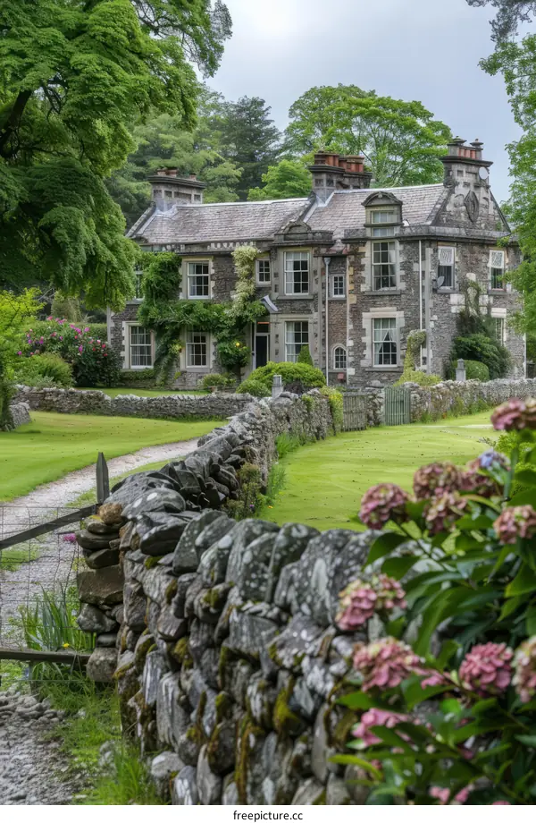 Stone Cottage in the Rolling Countryside