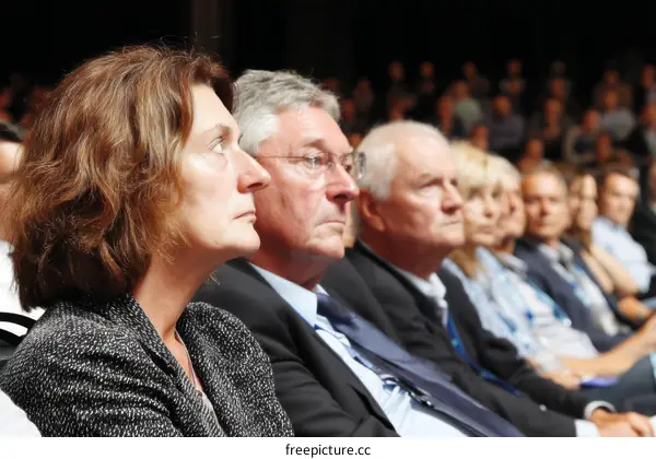 Audience at a Conference or Meeting