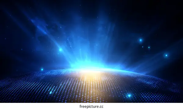 Digital Earth Abstract Background Design