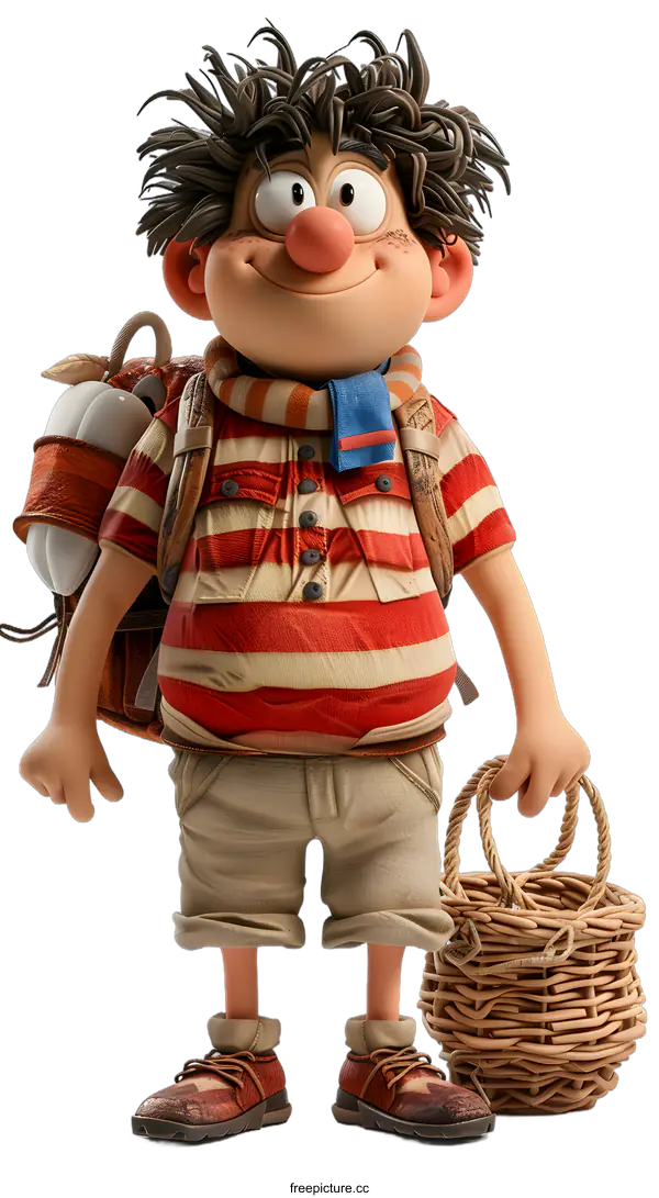 [Transparent Background PNG]3d cartoon character norman