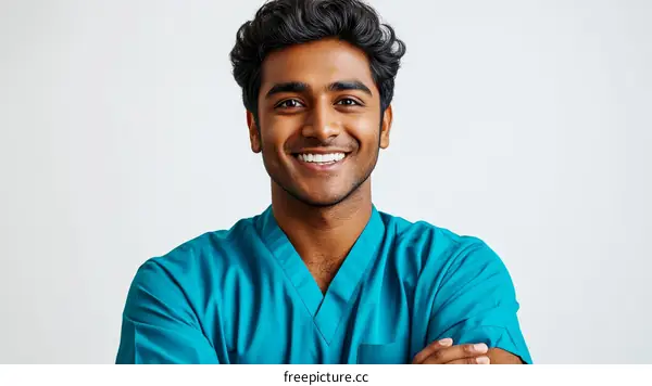 Portrait of a Smiling Healthcare Professional