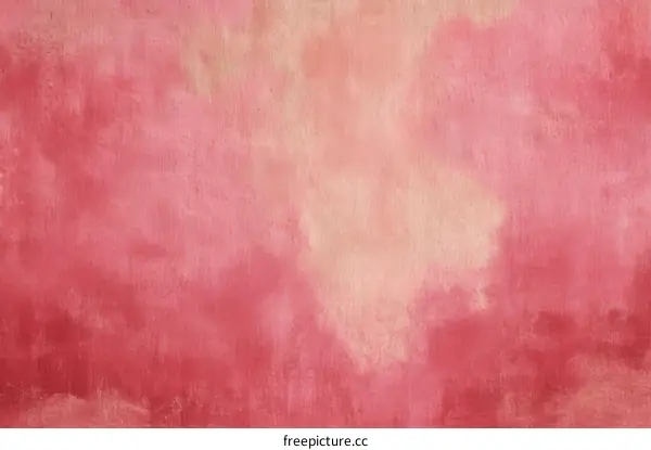 Abstract Watercolor Texture Background in Deep Pink and Peach