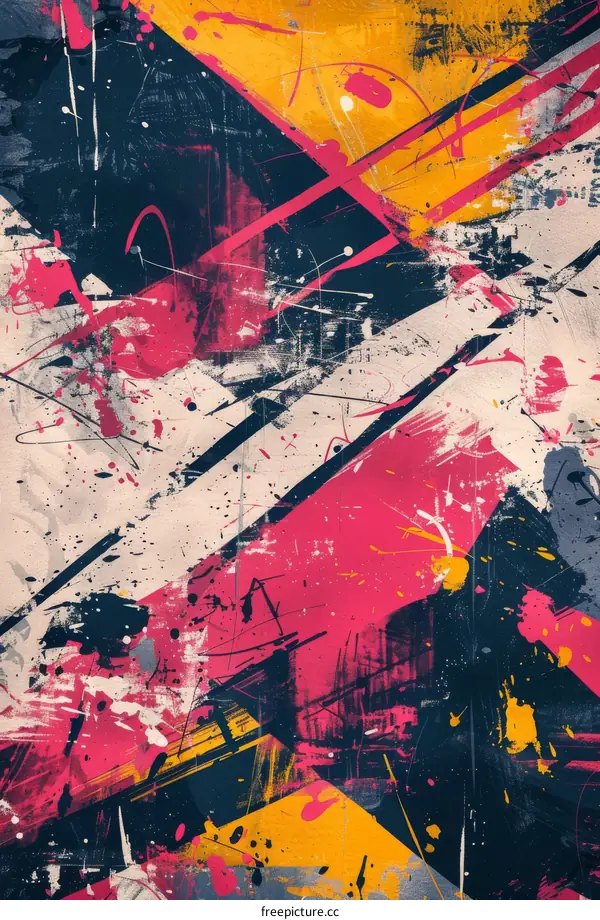 Abstract Colorful Artistic Painting