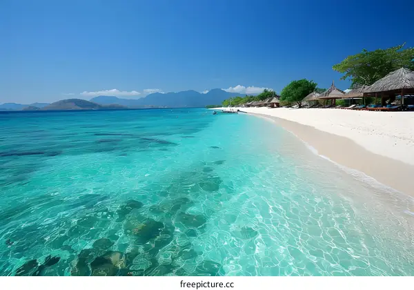 Tropical Beach With Crystal Clear Water