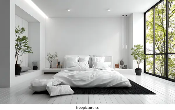 Modern Minimalist Bedroom Interior Design