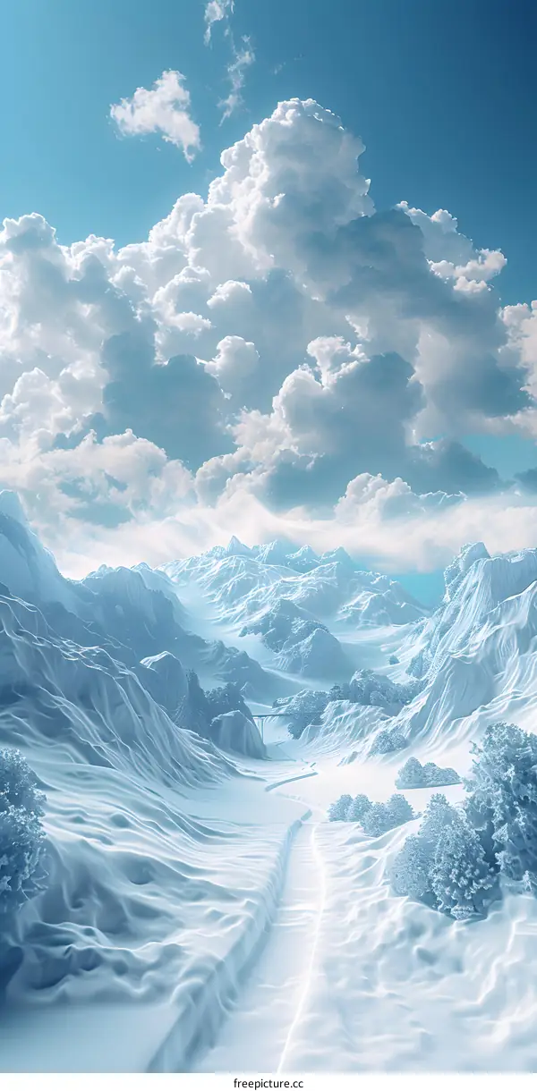 The Snow-capped Mountains