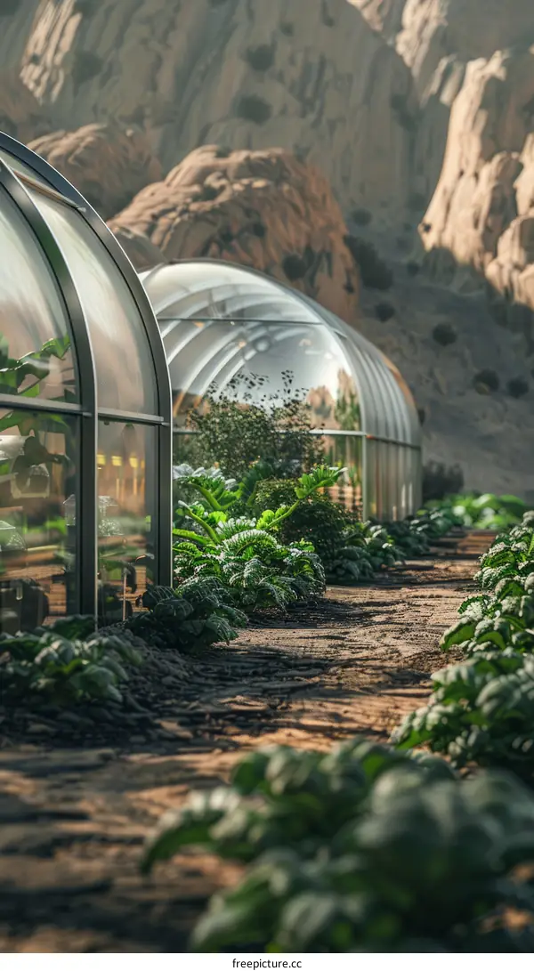 Greenhouses on another planet