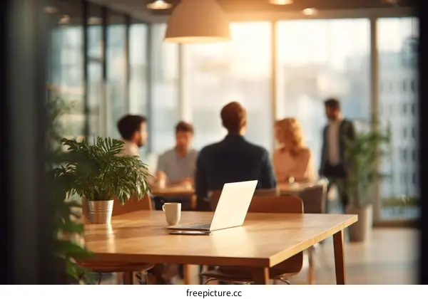 Modern Office Meeting of Diverse Business People