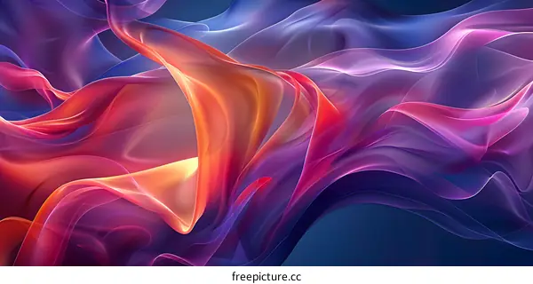 Colorful abstract silk