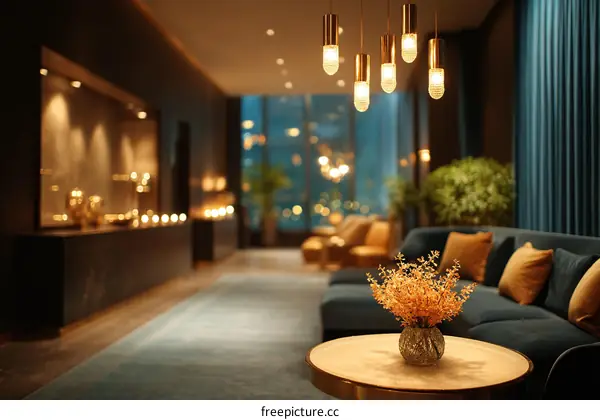 Modern Elegant Luxury Lounge Interior Design