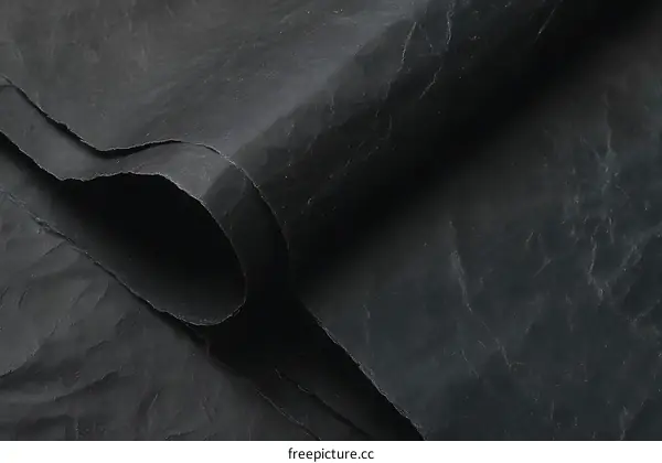 Dark Black Textured Paper Background