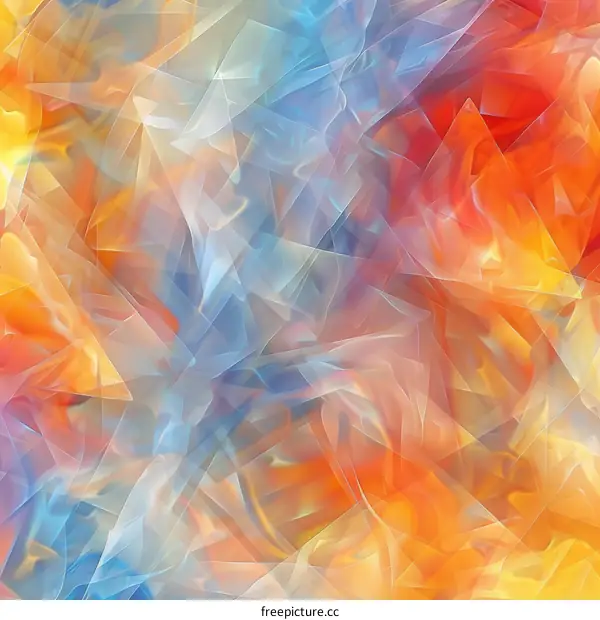 Vibrant Geometric Art Design