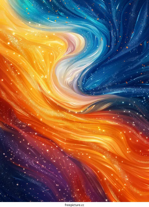 Celestial Tapestry: An Alluring Cosmic Symphony of Stars and Nebula