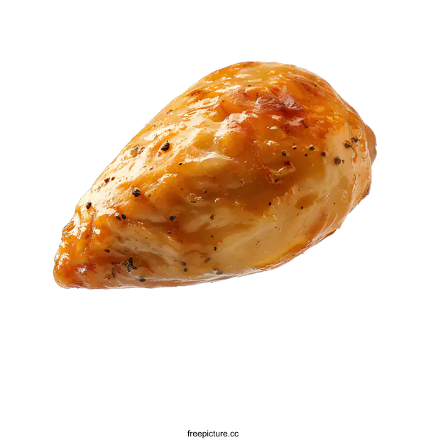 [Transparent Background PNG]Grilled chicken breast isolated on white background