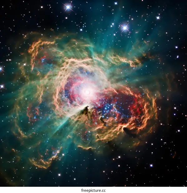 Mystical Nebula in Deep Space