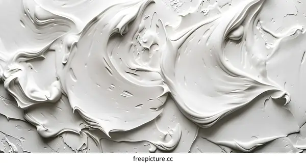 Abstract White Paint Texture Background