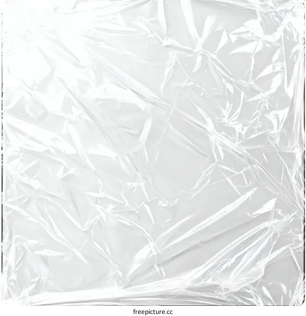 Transparent Plastic Wrap Texture Background