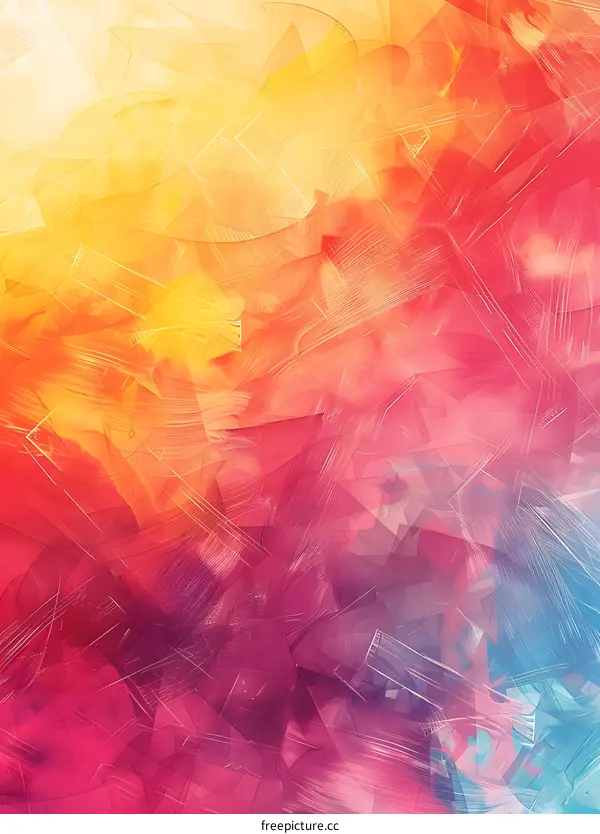 Colorful abstract painting