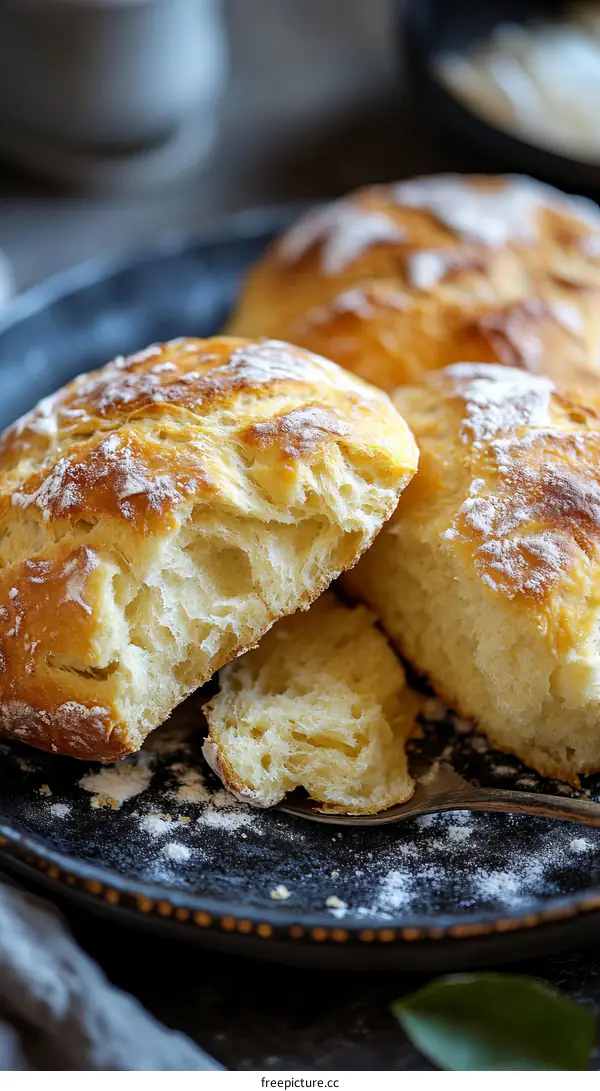 Freshly Baked Homemade Bread Rolls