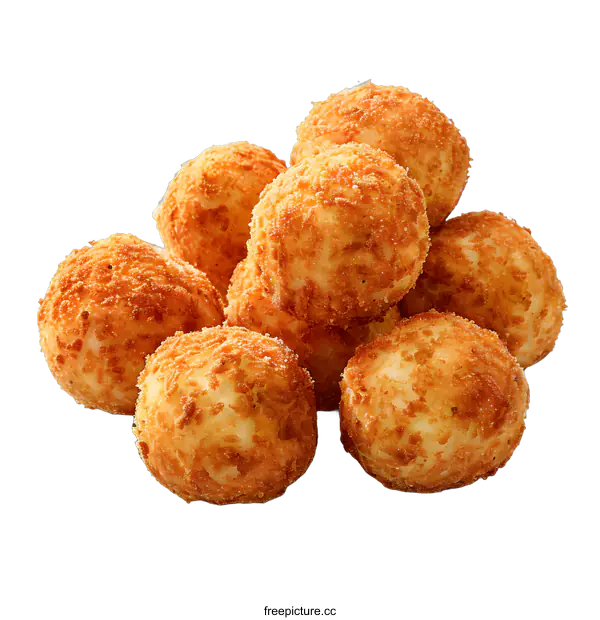 [Transparent Background PNG]Fried cheese balls