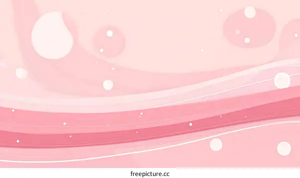 Abstract Pink Flowing Background Design