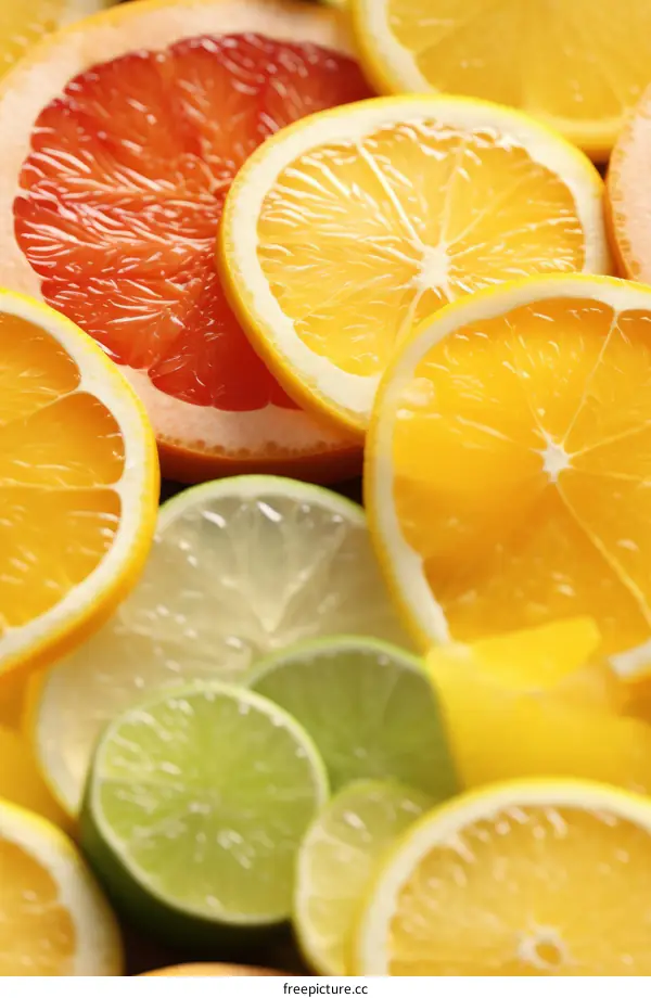 Assortment of Citrus Fruits