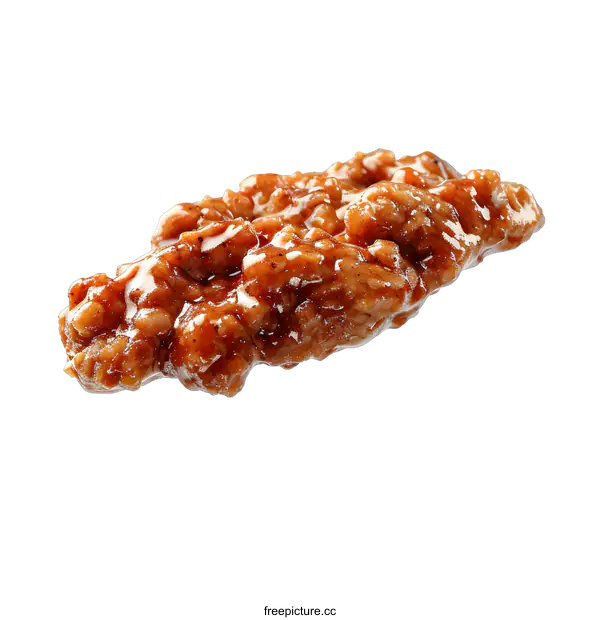 [Transparent Background PNG]A close-up image of a piece of baklava.