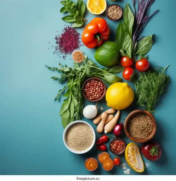 Fresh Herbs and Spices Collection