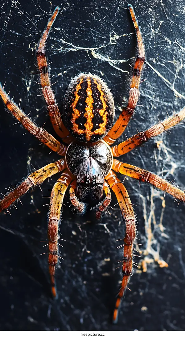 Close Up Macro Photograph of a Spider