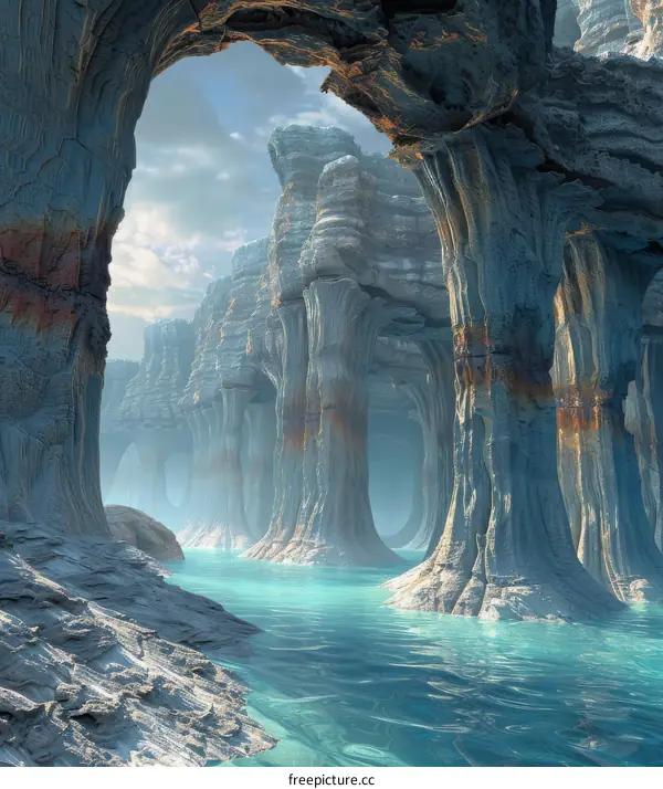 The Azure Grotto of Malta