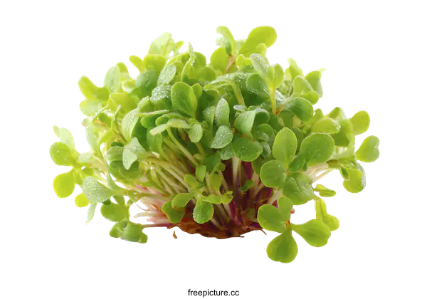 [Transparent Background PNG]Fresh Microgreens Close-up