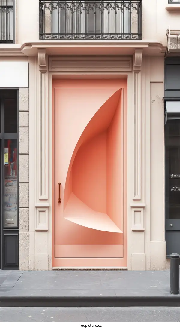 Modern Architectural Doorway Design with Unique Shape