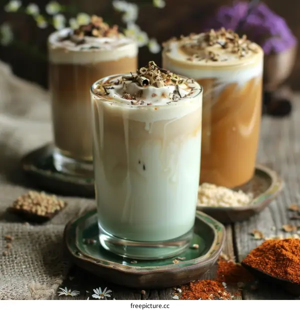 Iced Coffee with Spices
