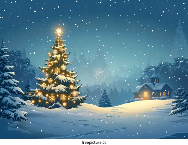 Snowy Christmas Eve