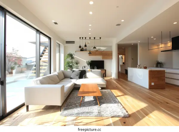 An example of a modern Japanese house