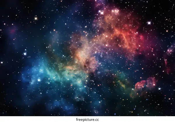 Amazing Space Stars Background