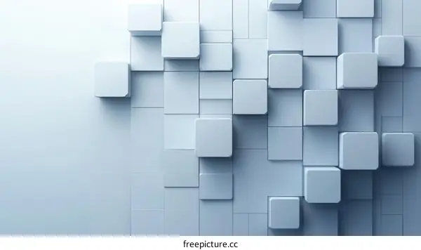 Abstract Geometric Square Pattern Background