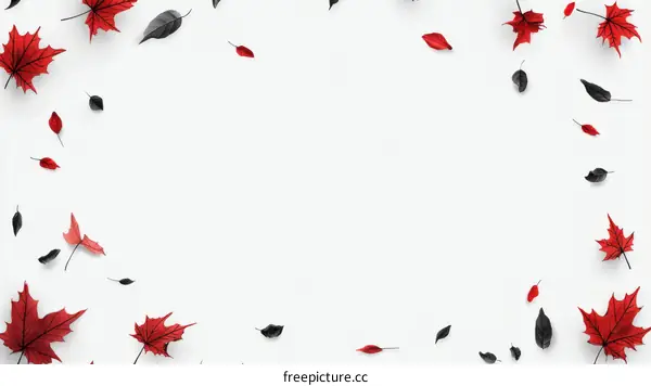 Autumn Leaves Background Illustration