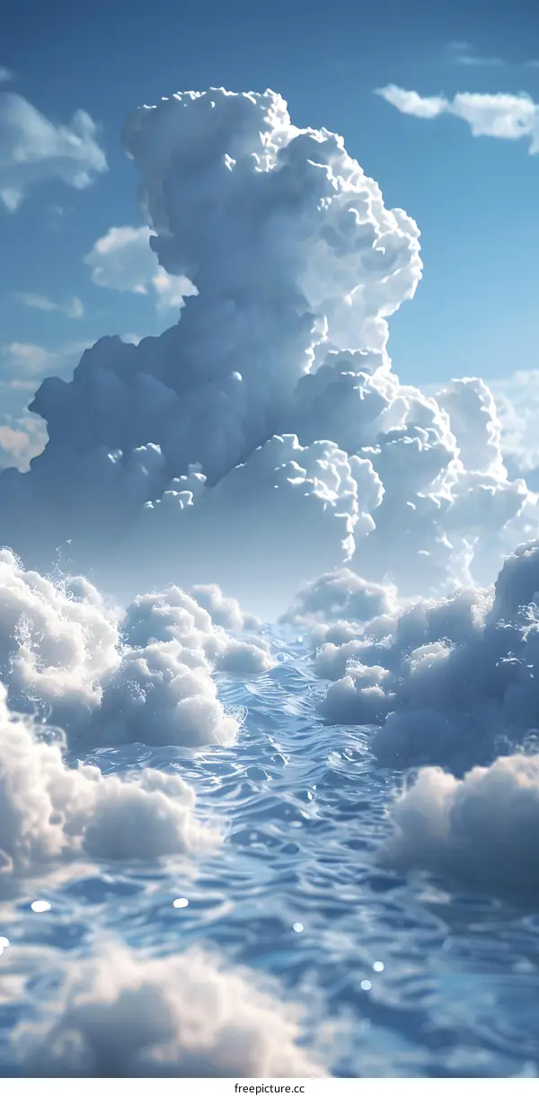 The Sky Over the Sea of Clouds