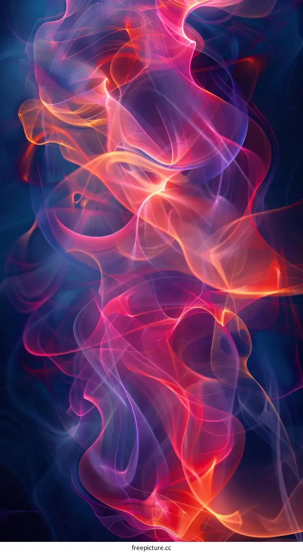 Vibrant and Wavy Abstract Line Background